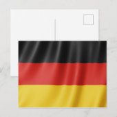 Briefkaart Duitse vlag (Voorkant / Achterkant)