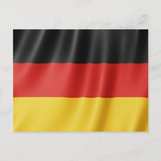 Briefkaart Duitse vlag (Voorkant)
