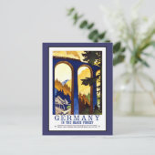 Briefkaart Duitsland Groeten Vintage (Staand voorkant)