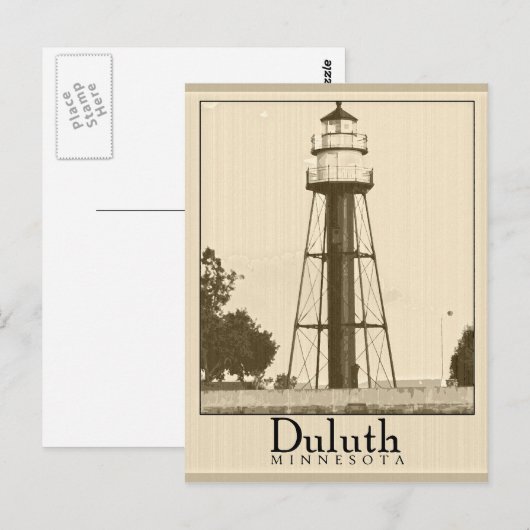  Briefkaart Duluth Minnesota (Voorkant / Achterkant)