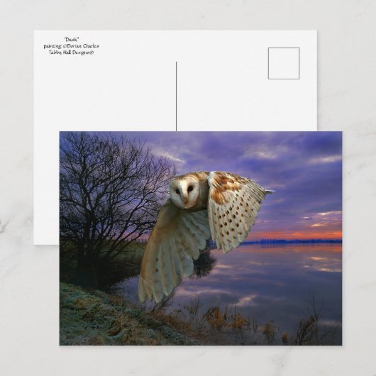 briefkaart "Dusk" (Voorkant / Achterkant)