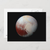 Briefkaart Dwarf Planet Pluto door NASA New Horizo (Voorkant / Achterkant)