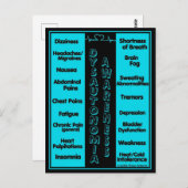 BRIEFKAART... DYSAUTONOMIE - Symptomen Briefkaart (Voorkant / Achterkant)