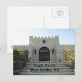 Briefkaart: Eagle Castle, Paso Robles, CA Briefkaart (Voorkant / Achterkant)