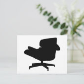 Briefkaart Eames Lounge-voorzitter (Staand voorkant)