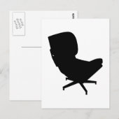 Briefkaart Eames Lounge-voorzitter (Voorkant / Achterkant)