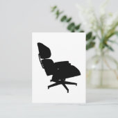 Briefkaart Eames Lounge-voorzitter (Staand voorkant)