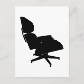 Briefkaart Eames Lounge-voorzitter (Voorkant)