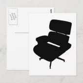 Briefkaart Eames Lounge-voorzitter (Voorkant / Achterkant)