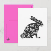 Briefkaart Easter Martzkins © 2012 M. Martz (Voorkant / Achterkant)