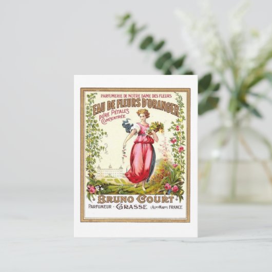 Briefkaart Eau de Fleurs d'Orangers (Staand voorkant)