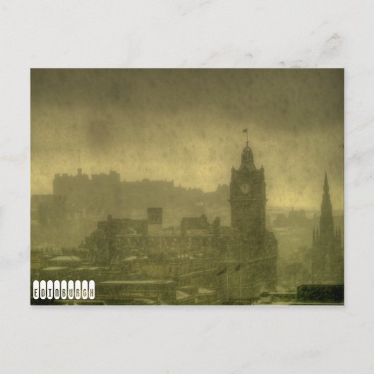 Briefkaart Edinburgh  (Voorkant)