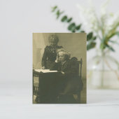 Briefkaart Edvard Grieg & Nina Hagerup Circa 1900 (Staand voorkant)
