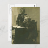 Briefkaart Edvard Grieg & Nina Hagerup Circa 1900 (Voorkant / Achterkant)