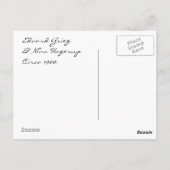 Briefkaart Edvard Grieg & Nina Hagerup Circa 1900 (Achterkant)