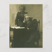 Briefkaart Edvard Grieg & Nina Hagerup Circa 1900 (Voorkant)