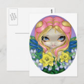 briefkaart "Een beetje van de Lente" (Voorkant / Achterkant)