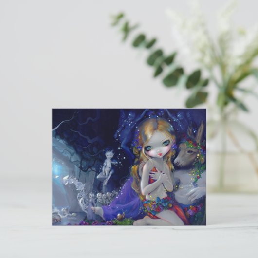 briefkaart "Een droom van de Midzomernacht" (Staand voorkant)