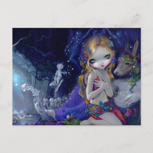 briefkaart "Een droom van de Midzomernacht" (Voorkant)