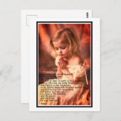 Briefkaart - Een gebed (Voorkant / Achterkant)