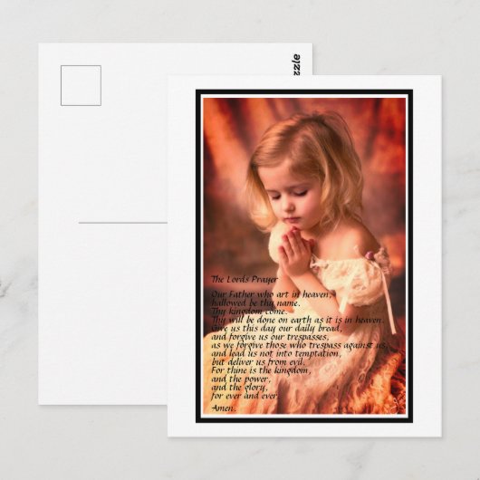 Briefkaart - Een gebed (Voorkant / Achterkant)