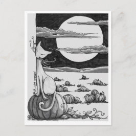 Briefkaart: Een gebied van Halloween Briefkaart