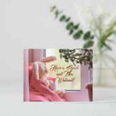 Briefkaart Een goed en aardig weekend (Staand voorkant)