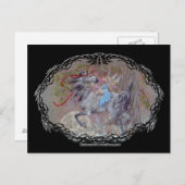 Briefkaart - Eenhoorn Valentijn (Voorkant / Achterkant)