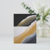 Briefkaart eenzame woestijnvloer (Staand voorkant)