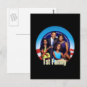 Briefkaart eerste familie (Voorkant / Achterkant)