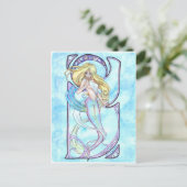Briefkaart Eerste golf Mermaid Mini-Print (Staand voorkant)