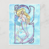 Briefkaart Eerste golf Mermaid Mini-Print (Voorkant)
