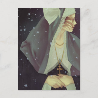 briefkaart "Eerste sneeuw"