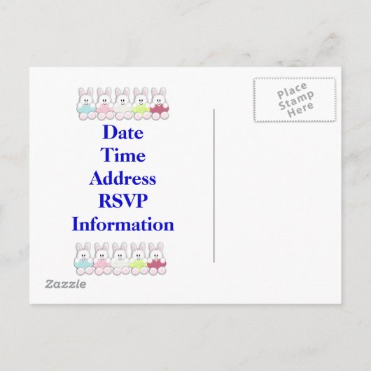 Briefkaart eerste verjaardag (Achterkant)