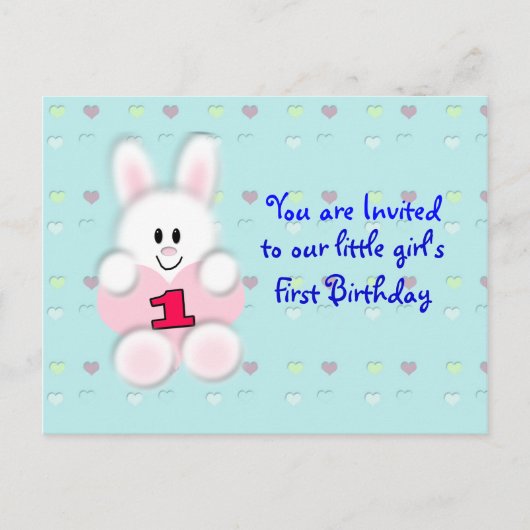 Briefkaart eerste verjaardag (Voorkant)