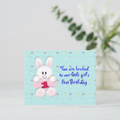 Briefkaart eerste verjaardag (Staand voorkant)