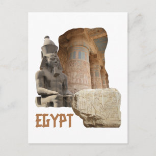 BRIEFKAART EGYPT-fotocollage