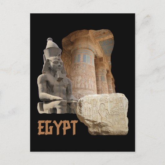 BRIEFKAART EGYPT-fotocollage (Voorkant)