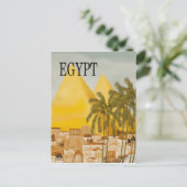 Briefkaart Egyptisch reizen (Staand voorkant)