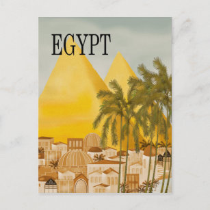 Briefkaart Egyptisch reizen