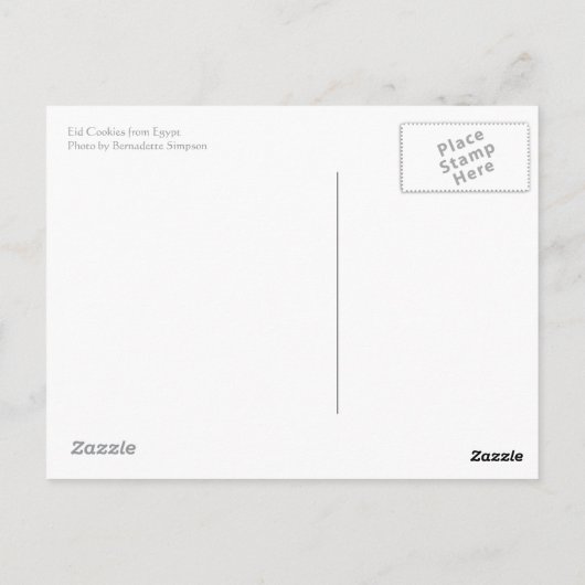 Briefkaart Eid Cookies (Achterkant)