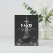 Briefkaart Eiffel Tower voor  voor reizen naar Par (Staand voorkant)