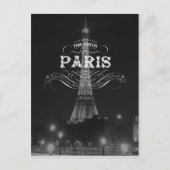 Briefkaart Eiffel Tower voor  voor reizen naar Par (Voorkant)