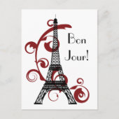 Briefkaart Eiffeltoren (Voorkant)