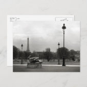 Briefkaart Eiffeltoren (Voorkant / Achterkant)