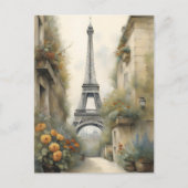 Briefkaart Eiffeltoren (Voorkant)