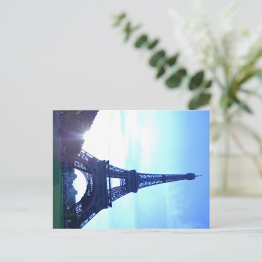 Briefkaart Eiffeltoren (Staand voorkant)