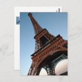 Briefkaart Eiffeltoren (Voorkant / Achterkant)