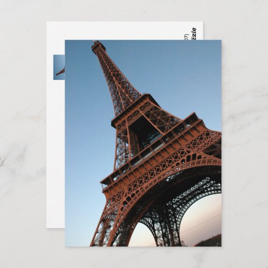 Briefkaart Eiffeltoren (Voorkant / Achterkant)