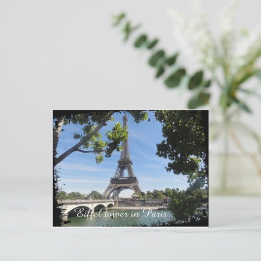 briefkaart eiffeltoren (Staand voorkant)